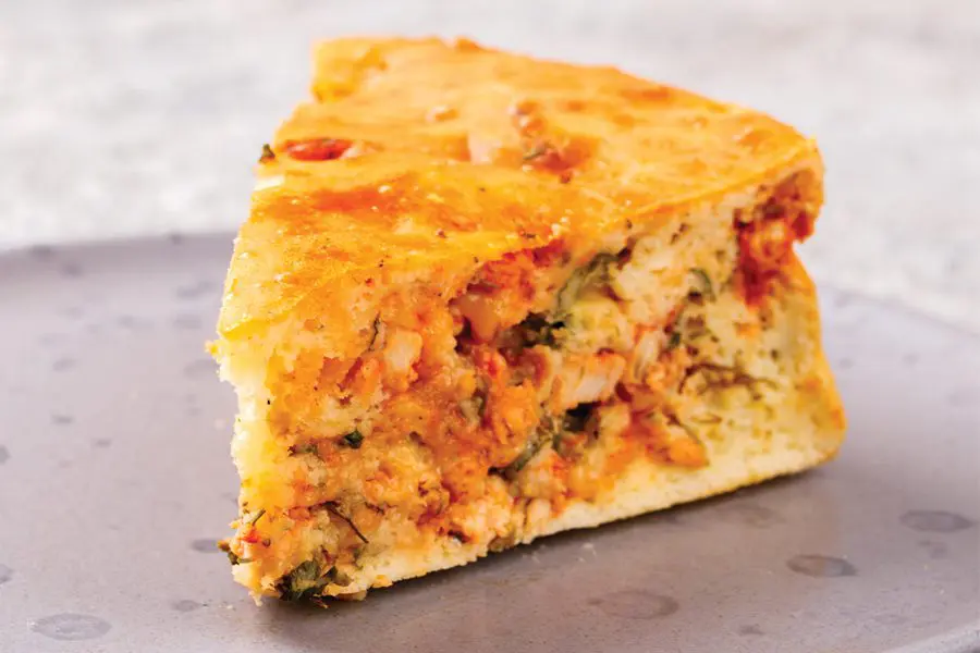 Italian Pie With Zucchini Crust Recipe Slice of Italian Pie With Zucchini Crust