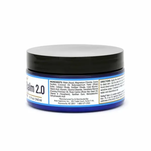 A jar of balm 2. 0 is shown here