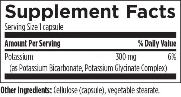 Potassium HP 300mg 120 Capsules - Image 2