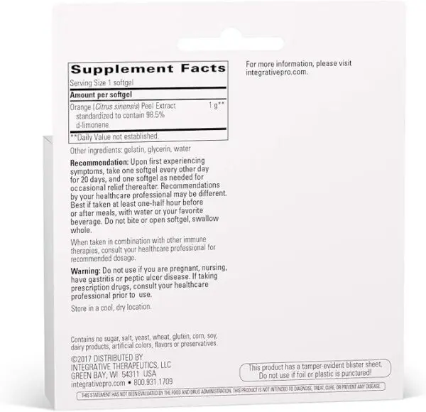 D-Limonene 10 Softgels - Image 2