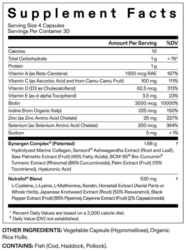 Nutrafol Women 120 Capsules - Image 2