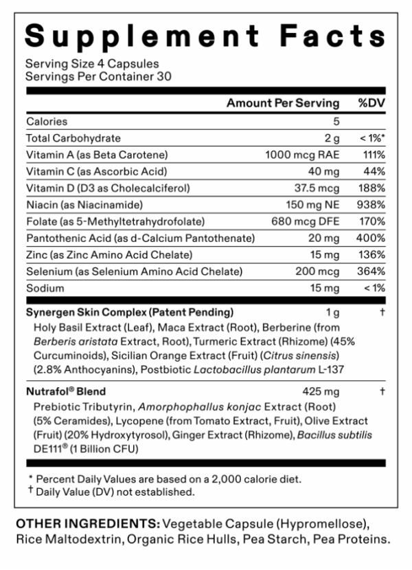 Nutrafol Skin 120 Capsules - Image 2
