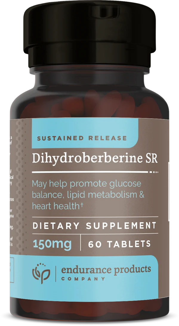 A bottle of dihydroberberine sr supplement.