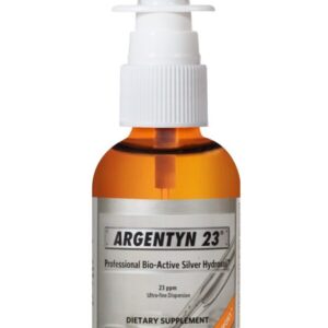 A bottle of argentyn 2 3 is shown.