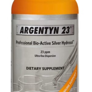 A bottle of argentyn 2 3 silver hydrosol