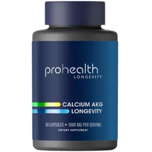 Calcium AKG Longevity 1,000 mg per Serving 60 Capsules