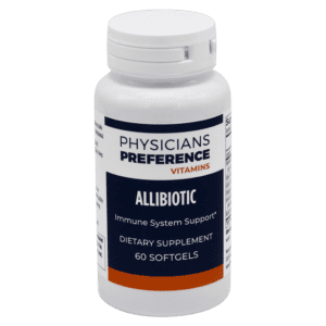 A bottle of physician 's preference allibiotic