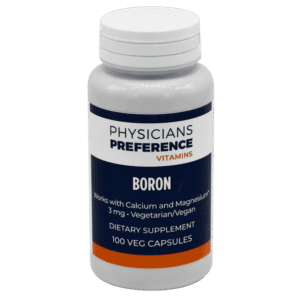 A bottle of vitamin b 5 with boron