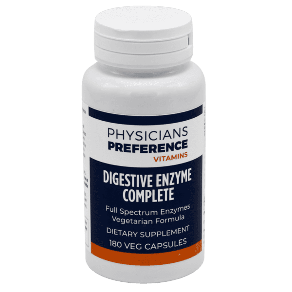 Digestive Enzyme Complete 180 Capsules Physicians Preference Vitamins