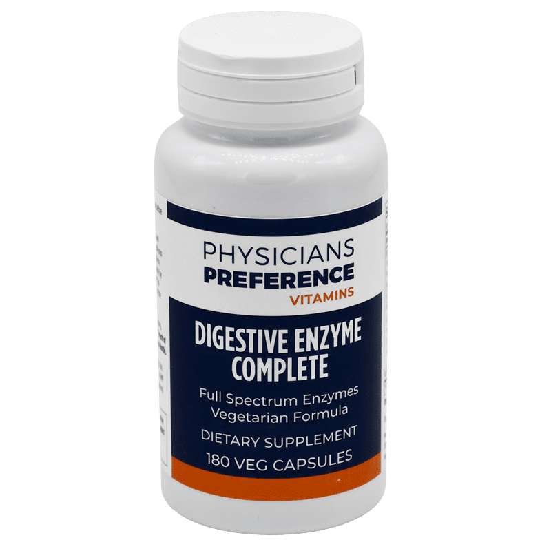 Digestive Enzyme Complete 180 Capsules Physicians Preference Vitamins