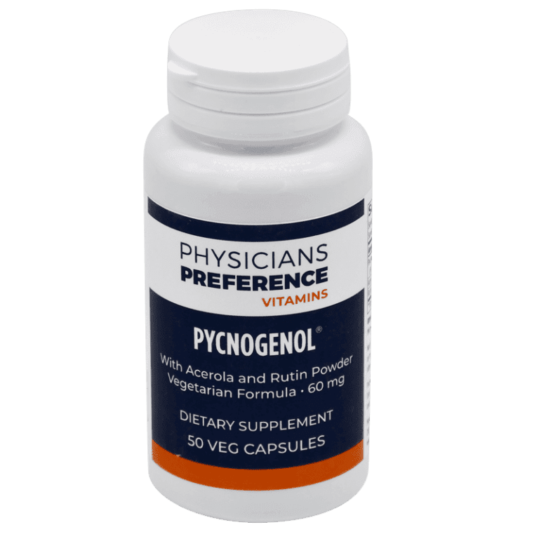 Pycnogenol 60 mg 50 Capsules Physicians Preference Vitamins