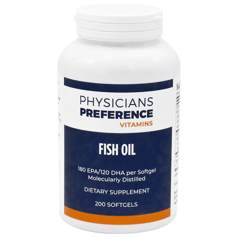 Fish Oil 1,000 mg 200 Softgels Physicians Preference Vitamins