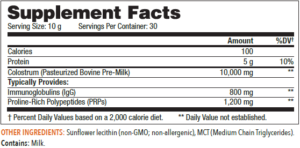 Colostrum Complete Powder 10,000 mg 10.58 oz