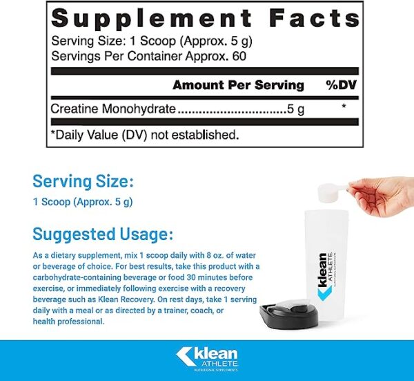 A picture of the supplement facts and suggested usage.
