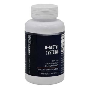 A bottle of n-acetyl cysteine