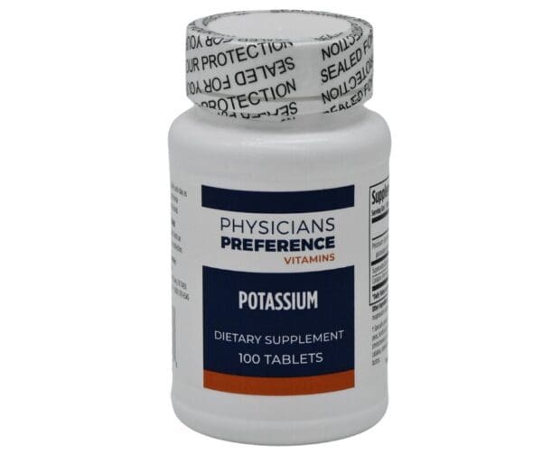 Potassium 99 mg 100 Tablets Physicians Preference Vitamins