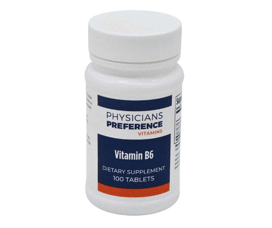 Vitamin B6 20 mg 100 Tablets - Physicians Preference Vitamins