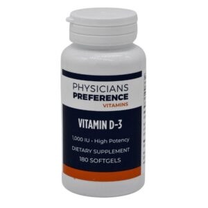 A bottle of vitamin d 3 supplement