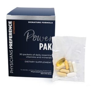 A box of power pak contains 5 0 capsules.