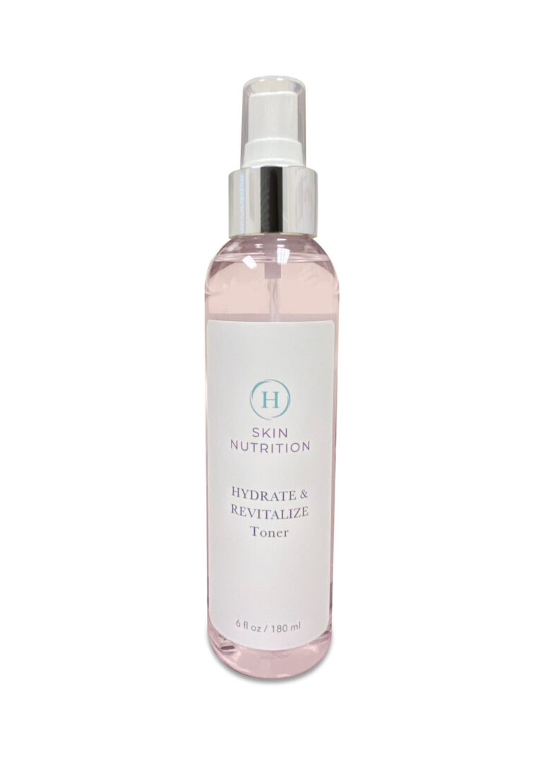 A bottle of skin nutrition hydrating and revitalizing toner.