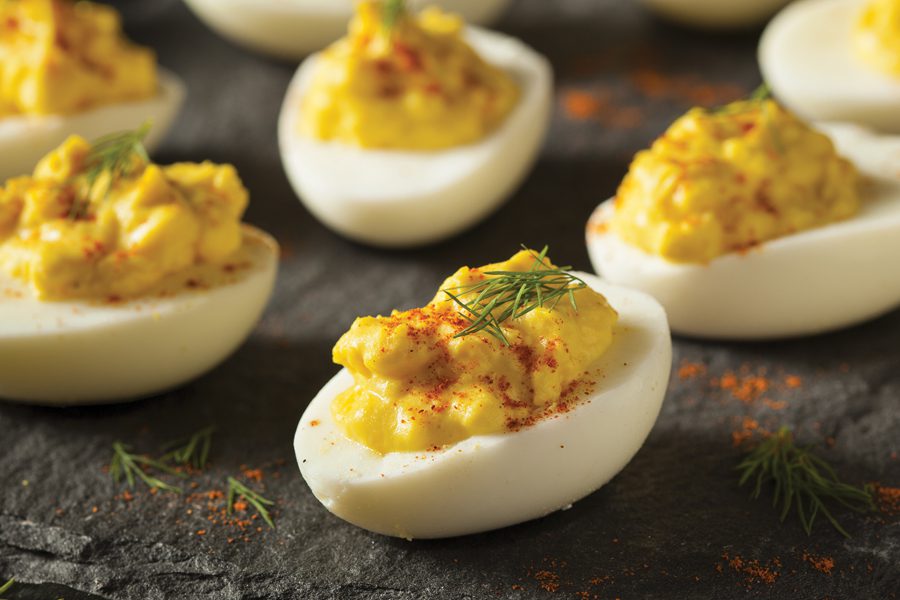 deviled eggs