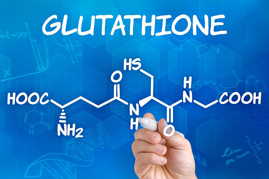 Glutathione word and chemical symbol