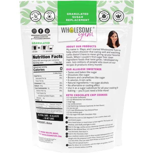 Allulose Sweetener 12oz - Image 2