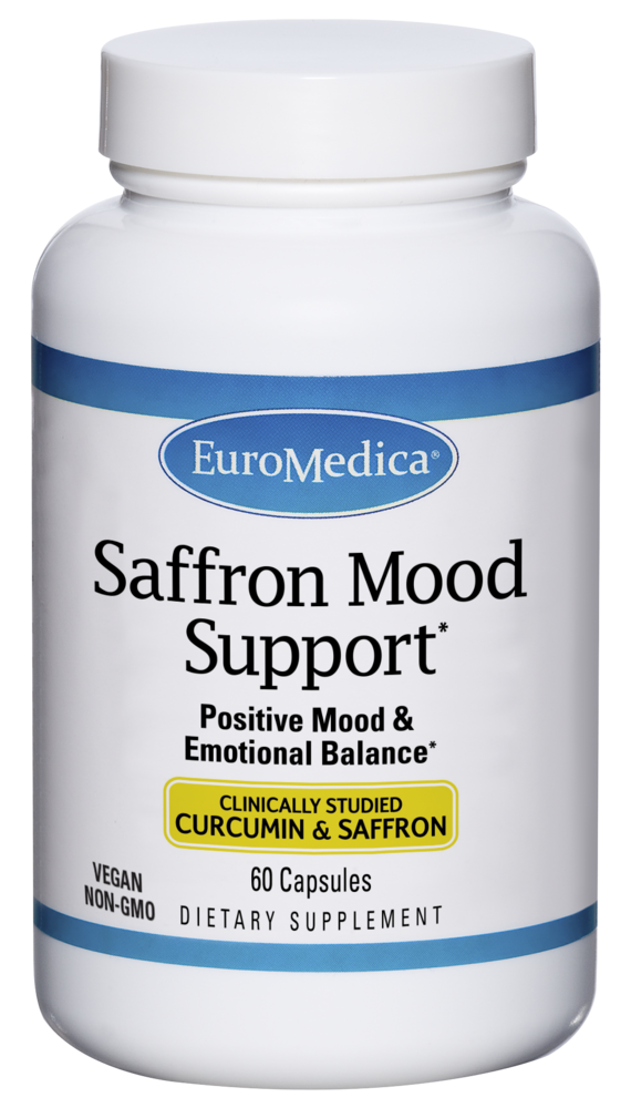Saffron Mood Support 60 Capsules - Front