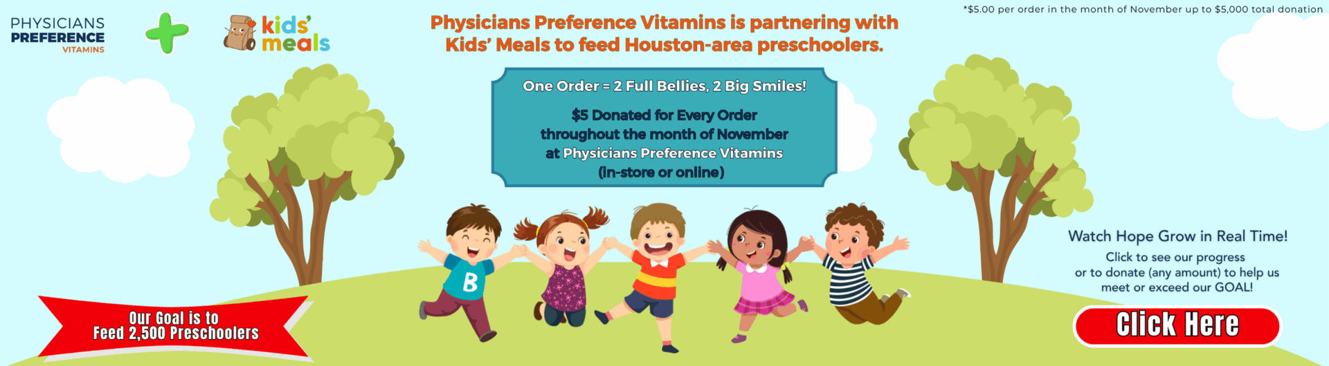 WE are partnering with Kids' Meals to feed preschoolers in need