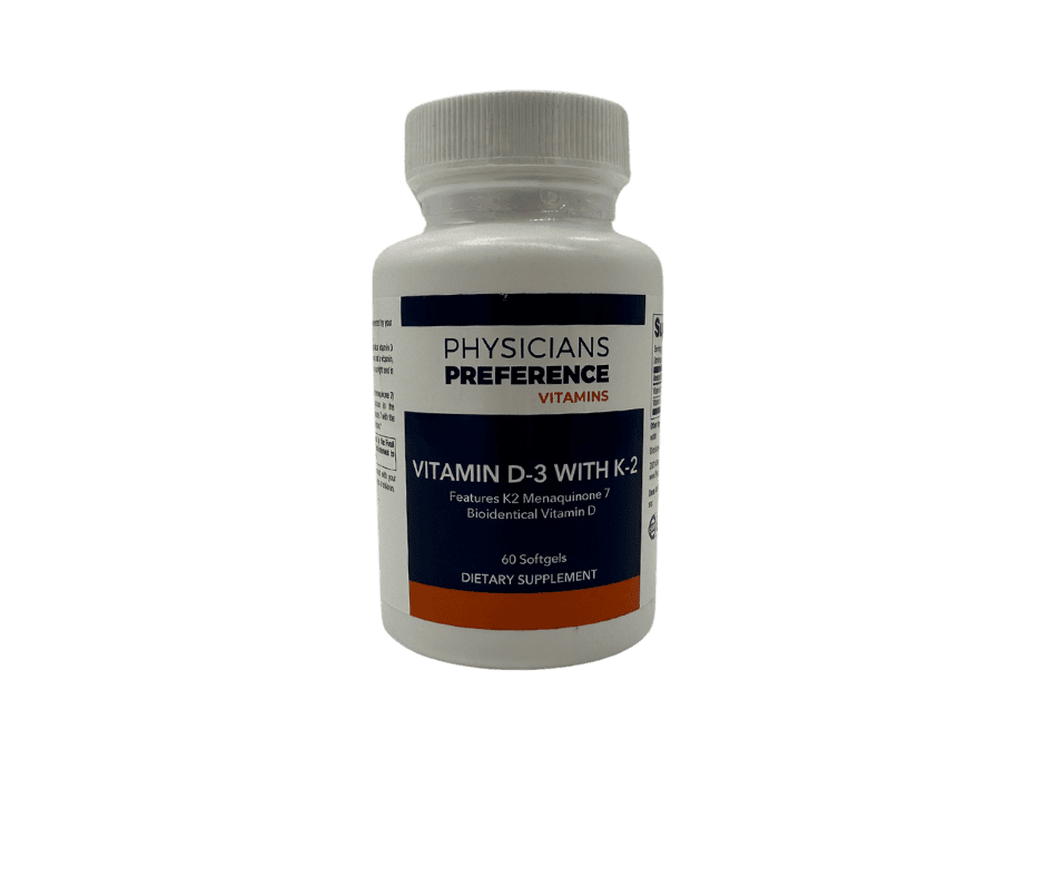 Vitamin D3 with K2 5000 iu/ 200 mcg 60 Softgels
