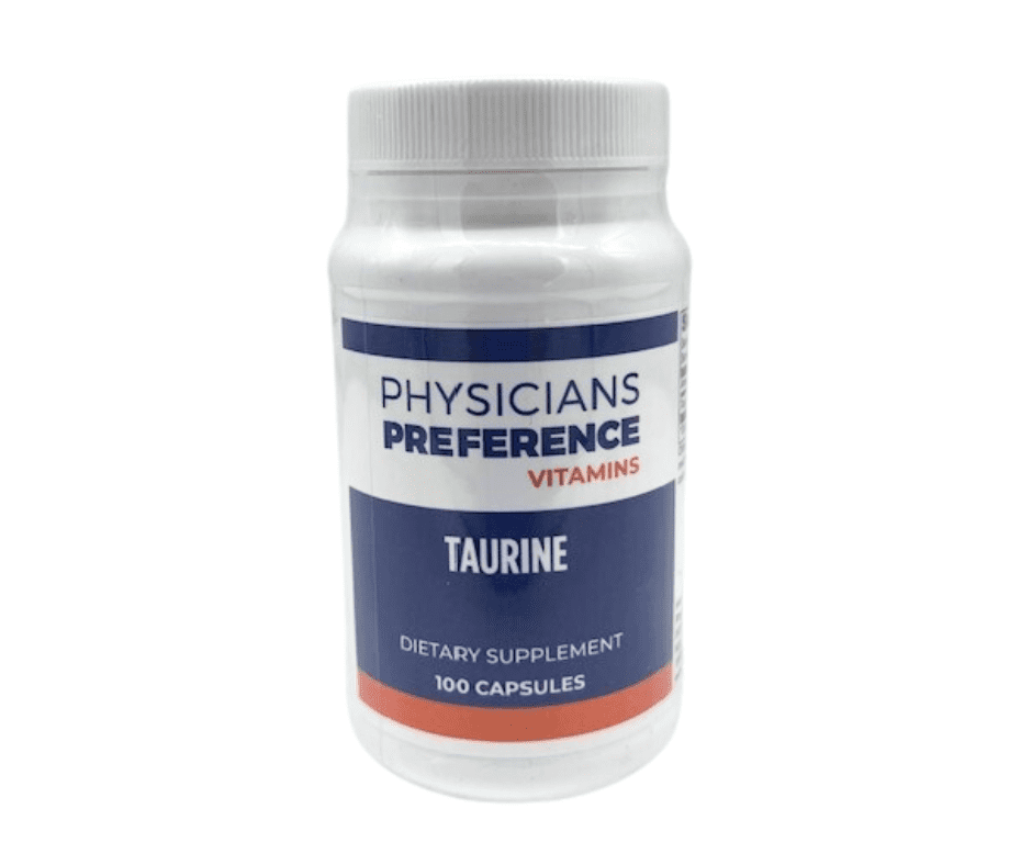 L-Taurine 500 mg 100 Capsules - Front