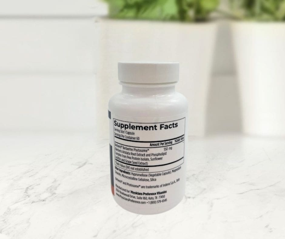 Berberine 550 mg 60 Capsules