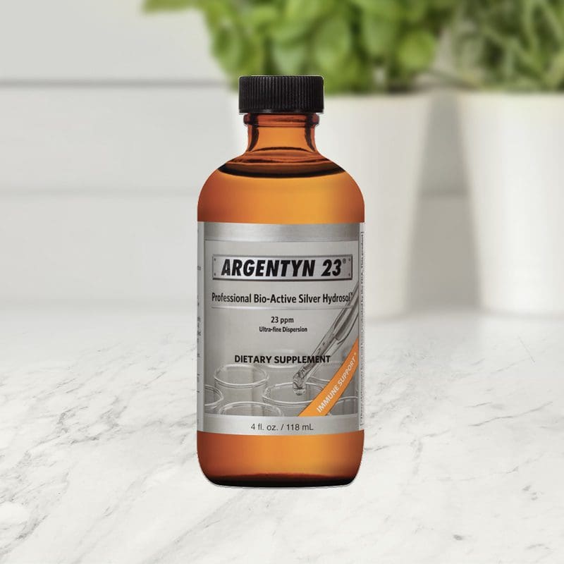 Argentyn 23 Professional Bio-Active Silver Hydrosol 4 oz - Front