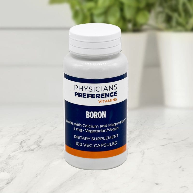 Boron 3 mg 100 Capsules - Front