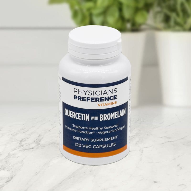 Quercetin w/Bromelain 120 capsules - Front