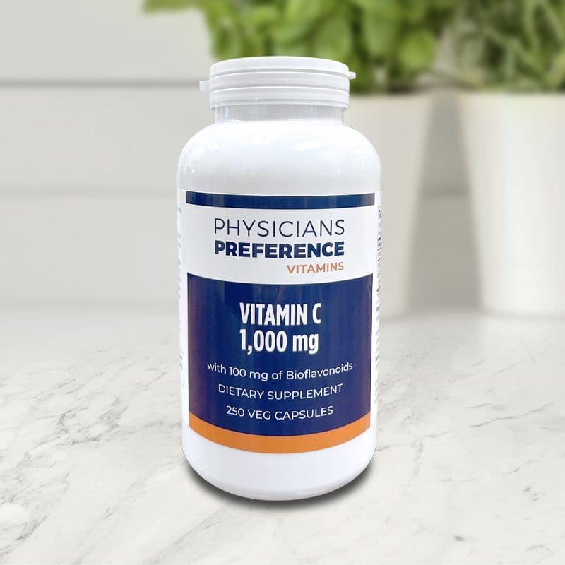 Vitamin C 1000mg 250 Capsules - Front