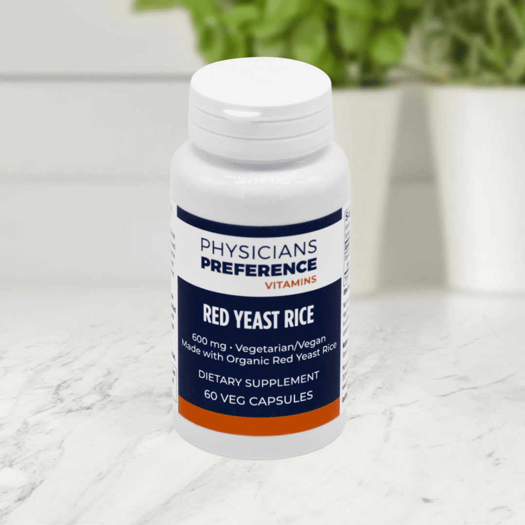 Red Yeast Rice 600mg 60 Capsules - Front