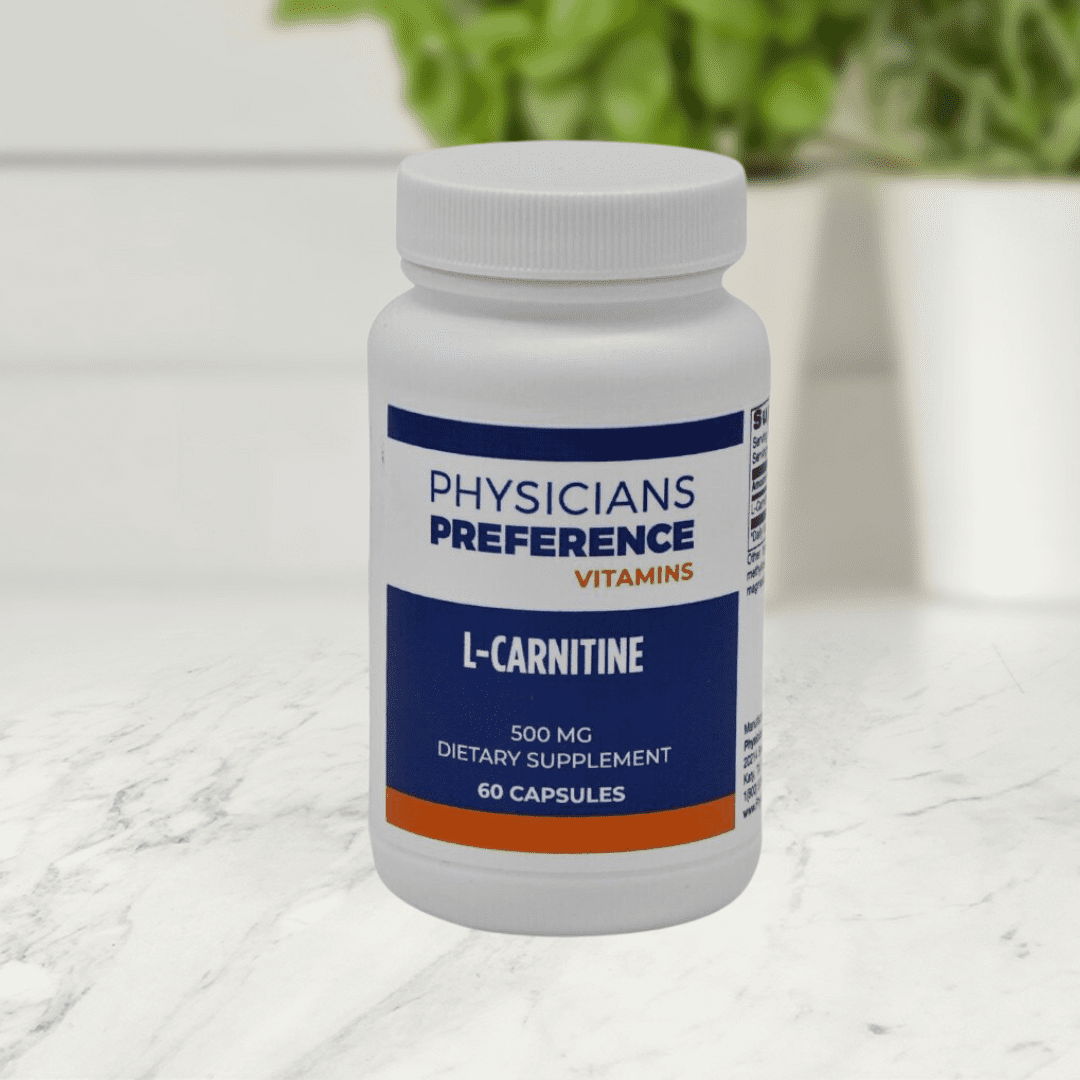 L-Carnitine 500 mg 60 Capsules - Front