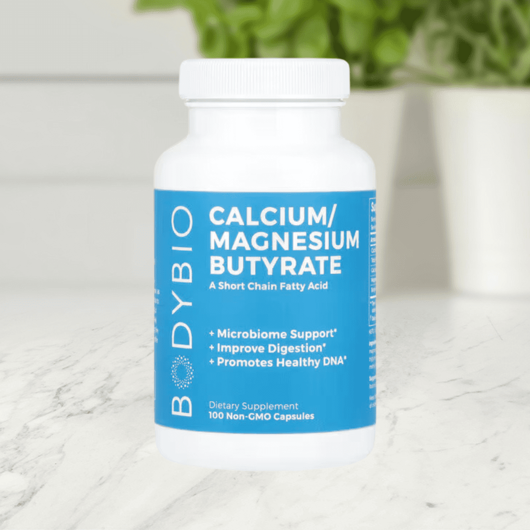 Calcium/ Magnesium Butyrate 100 softgels - Front