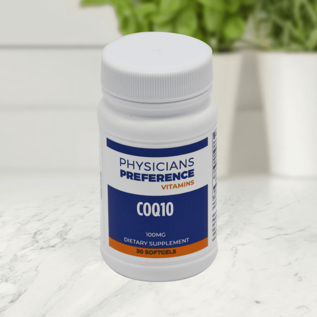 CoQ10 100 mg 60 Softgels - Front