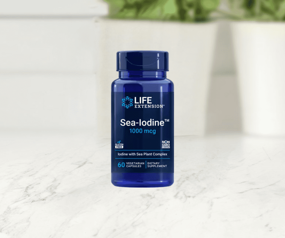 Sea Iodine 1000 mcg 60 Capsules - Front