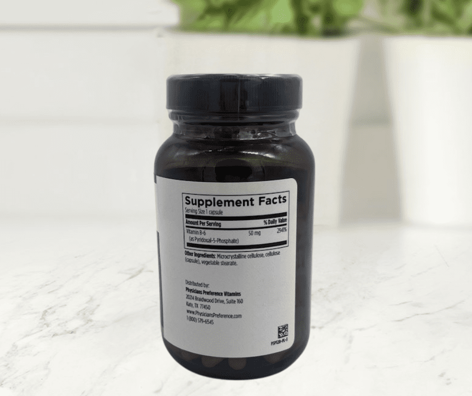 Vitamin B6 50 mg 120 Capsules