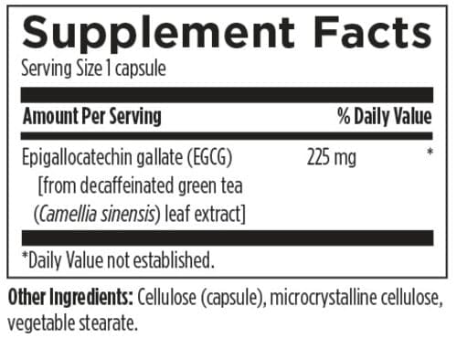 Green Tea Extract 225 mg 60 Capsules