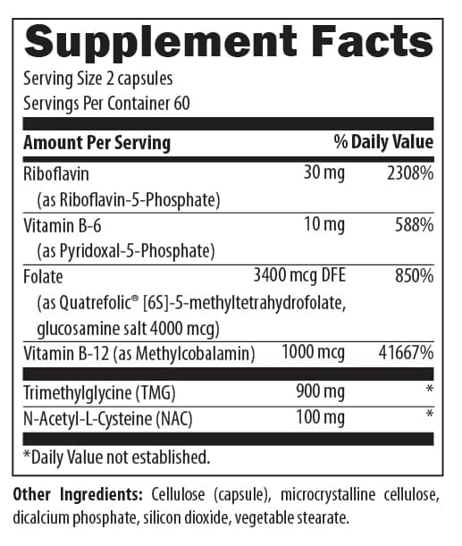 Homocysteine Support 120 Capsules