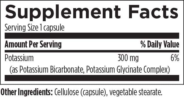 Potassium HP 300mg 120 Capsules