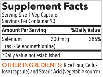 Selenium 200 mcg 90 Capsules