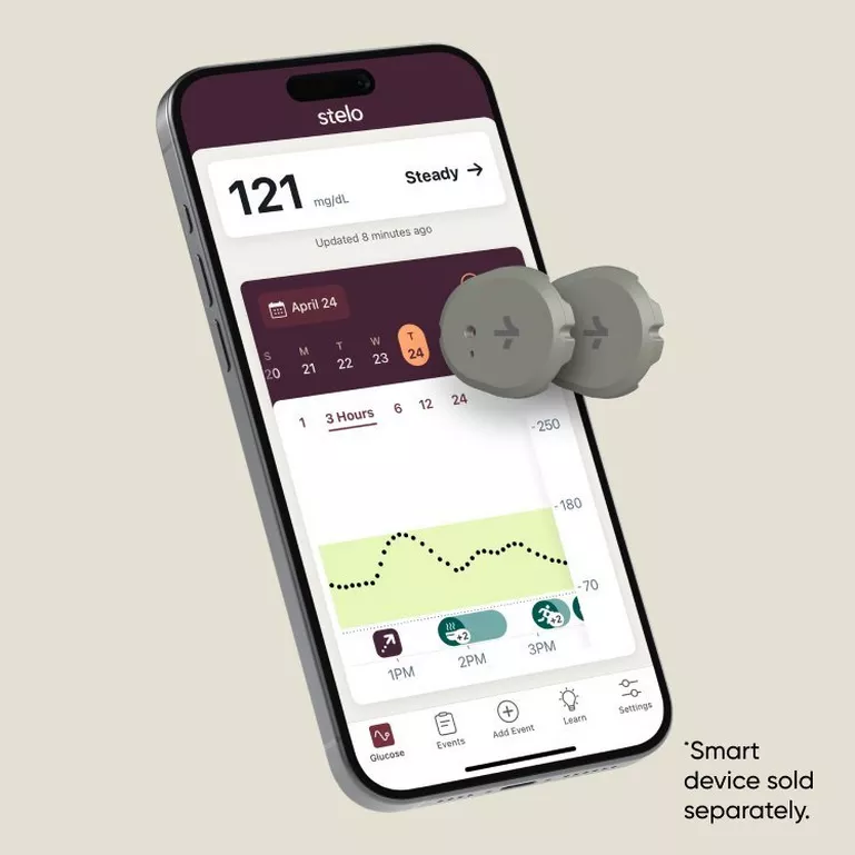 Stelo Glucose Biosensor - Front