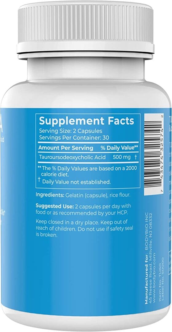 TUDCA 250 mg 60 Capsules