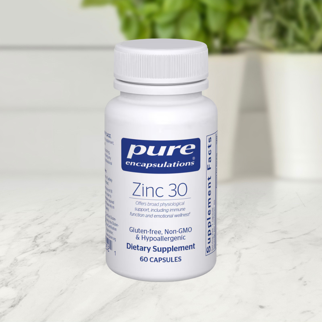 Zinc 30 mg 60 Capsules - Front