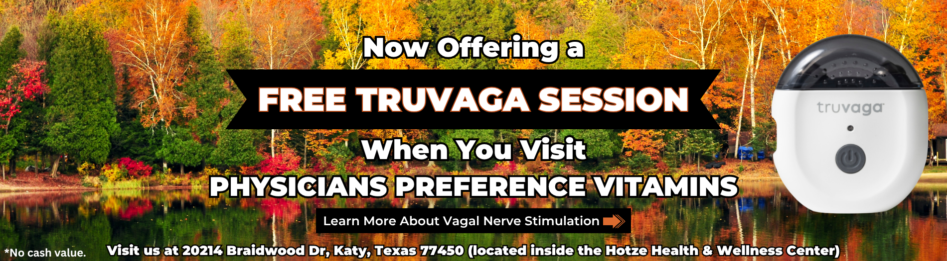 Now offering free Truvaga session when you visit Physicians Preference Vitamins.